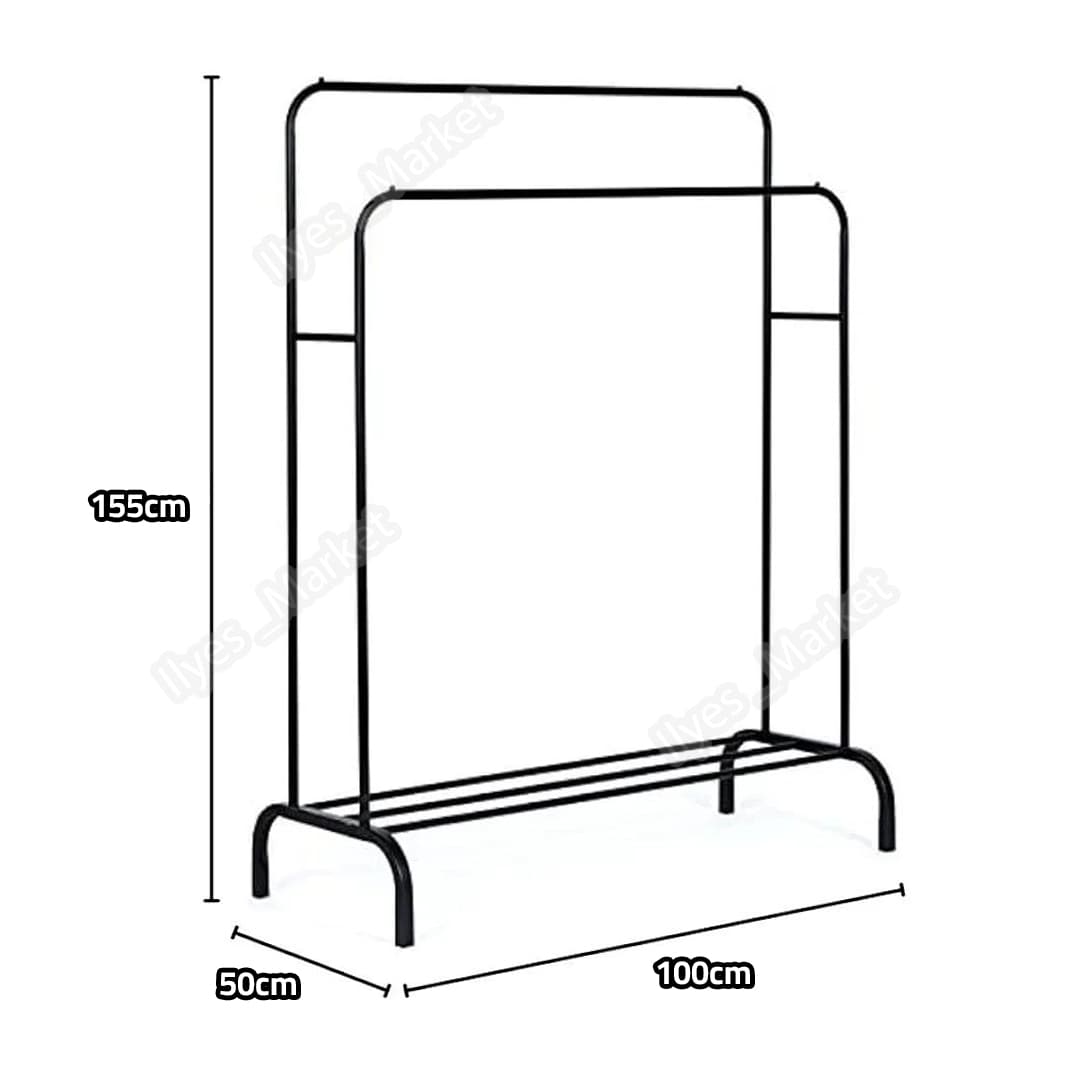 Porte vêtements Double – Pratique, Solide - Image 2