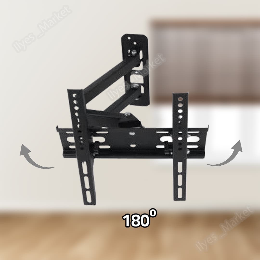 Support TV mural fixe pivotant 15–43 pouces – 50 kg - Image 3