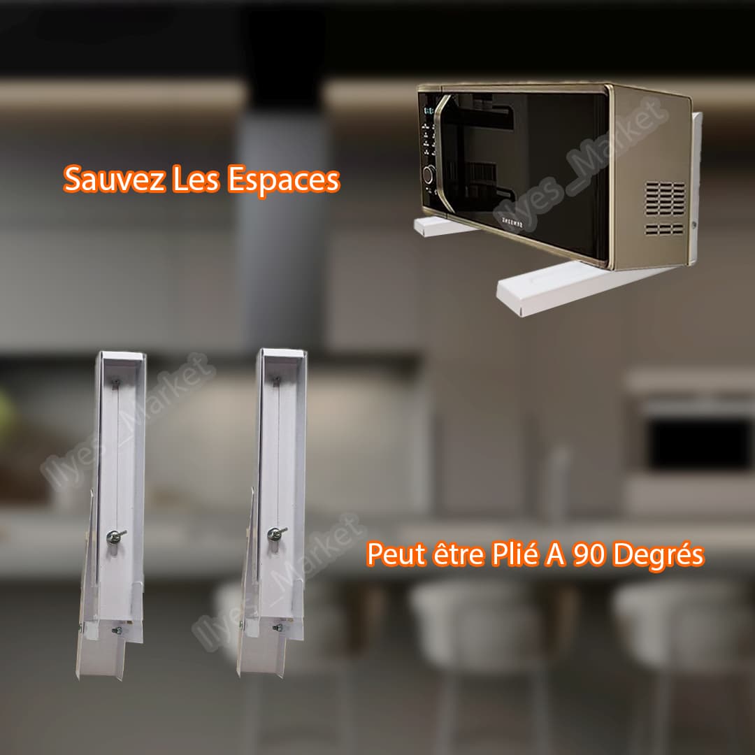 Support mural multifonction réglable – 30 kg - Image 3