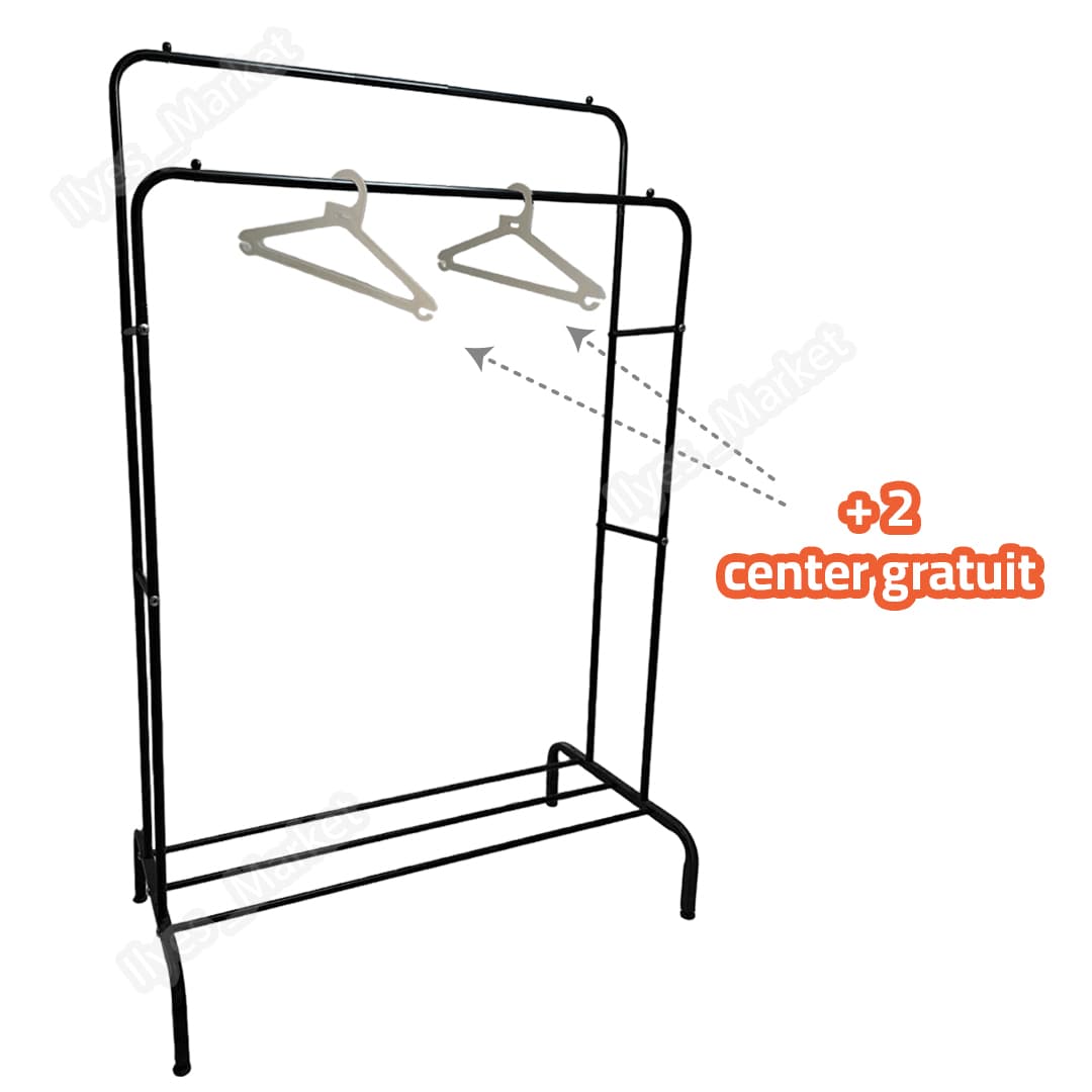 Porte vêtements Double – Pratique, Solide - Image 5