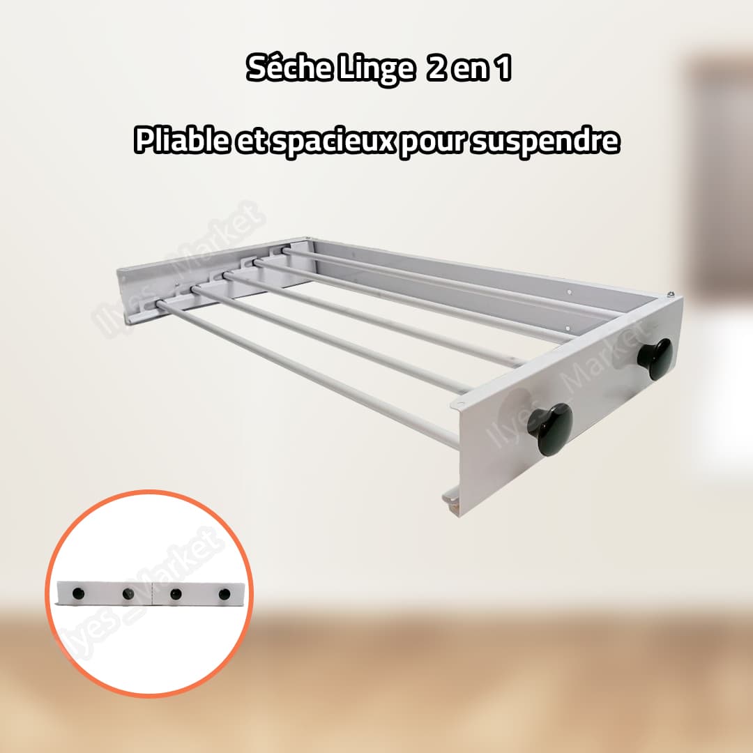 Sèche Linge 2 en 1 – Pliable et spacieux pour suspendre - Image 8