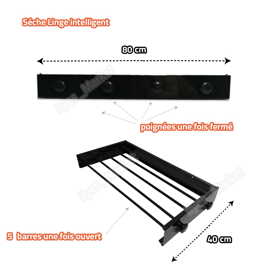 Sèche Linge 2 en 1 – Pliable et spacieux pour suspendre - Image 7
